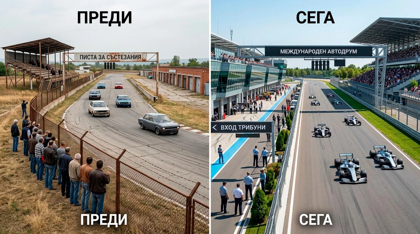 Старо и ново техническо съоръжение в сравнение