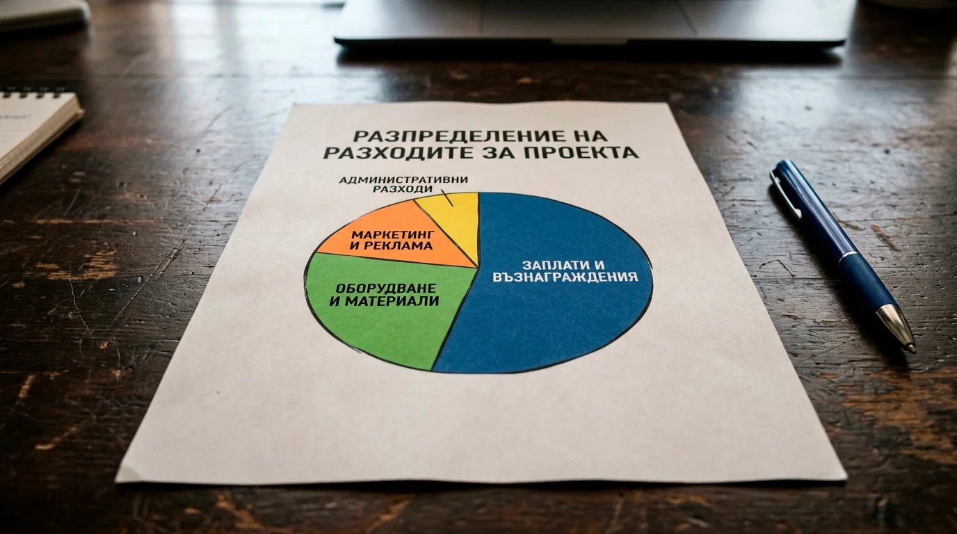 Прост кръгов диаграма без числа — визуализация на вероятност